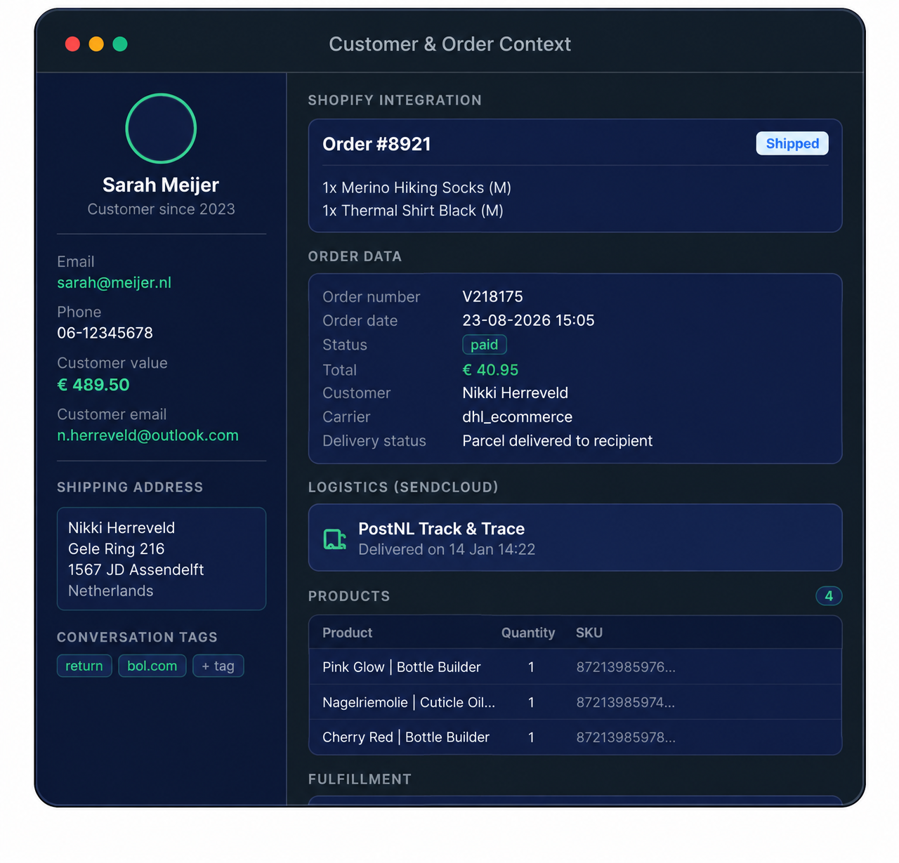 Illustrative NexReply example