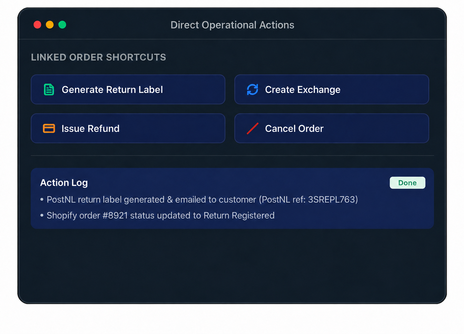 Illustrative NexReply example