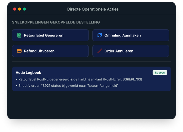 Illustratief voorbeeld van NexReply