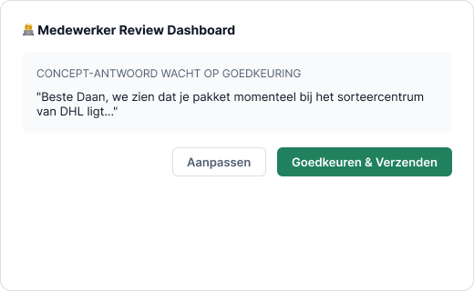 Illustratief voorbeeld van NexReply