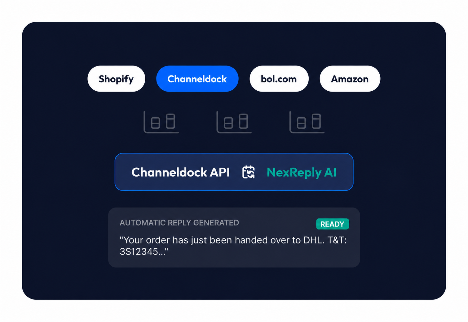 Illustrative NexReply product screen